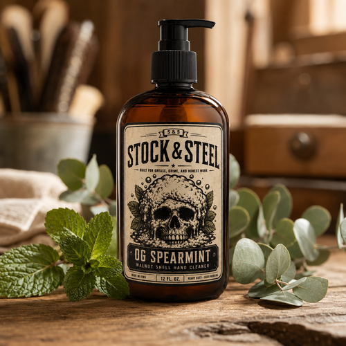 Stock & Steel OG Spearmint 12 oz hand cleaner